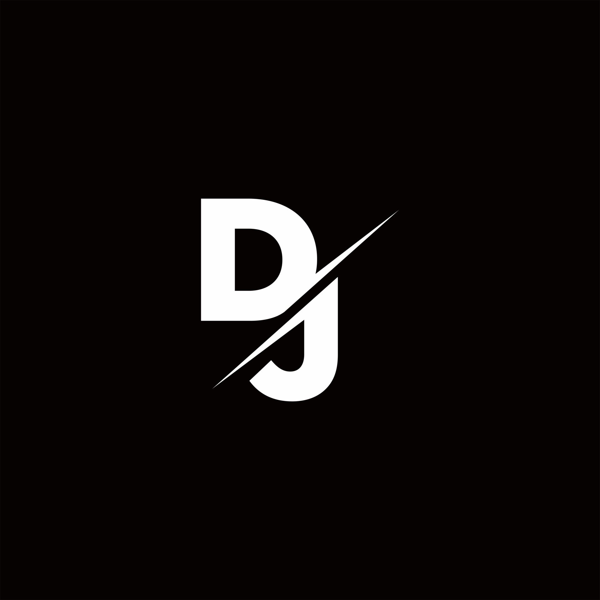 2839954-dj-logo-letter-monogram-slash-met-moderne-logo-ontwerpen-sjabloon-vector